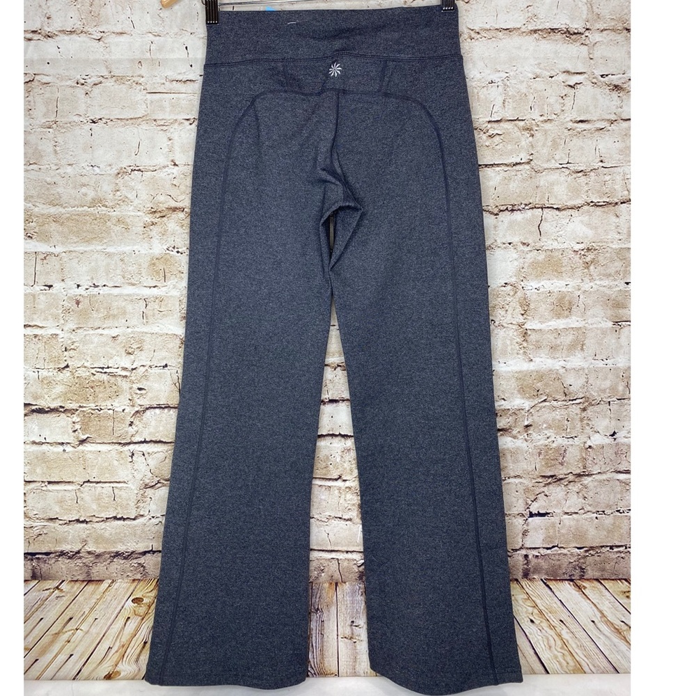 ATHLETA KICKBOOTY YOGA PANTS BOOT GREY XS 819708